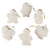 3" DIY Ceramic Holiday Character Christmas Ornaments - 12 Pc. Image 1