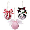 3" DIY Medium Clear Plastic Christmas Ball Ornaments - 12 Pc. Image 2