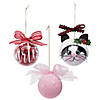 3" DIY Medium Clear Plastic Christmas Ball Ornaments - 4 Pc. Image 3