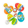 3" Dr. Seuss&#8482; Bouncy Ball-Filled Plastic Easter Eggs - 24 Pc. Image 1