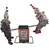 3 Ft. Animated See-Saw Clowns Halloween Decoration Image 1