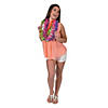 3 Ft. Bulk 200 Pc. Solid Color Flower Plastic Lei Assortment Image 1