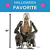 3 Ft. Light-Up Crouching Undead Skeleton Animated Prop Halloween Decoration Image 1