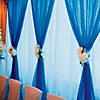 3 ft. x 100 ft. Solid Blue Gossamer Decorating Roll Image 2