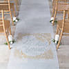 3 Ft. x 100 Ft. We Decided on Forever Polyester Wedding Aisle Runner Image 1