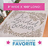 3 Ft. x 100 Ft. We Decided on Forever Polyester Wedding Aisle Runner Image 2