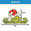 3 Ft. x 20 1/2" Dr. Seuss&#8482; The Grinch Christmas Fence Peeker Decoration Image 4