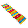 3 Ft. x 50 Ft. Multicolor Striped Plastic Aisle Runner Image 1