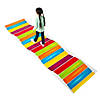 3 Ft. x 50 Ft. Multicolor Striped Plastic Aisle Runner Image 1