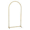 3 ft. x 6 ft. Arch Frame Gold-Plated Metal Frame Image 1