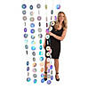 3 Ft. x 6 Ft. Throwback CD Disc Cardstock Hanging Curtain Backdrop Image 1