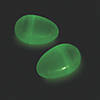 3" Glow-in-the-Dark Easter Eggs Glow-in-the-Dark Plastic Easter Eggs - 24 Pc. Image 1