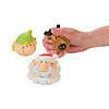 3" Holiday Character Santa, Elf & Reindeer Foam Stress Toys - 12 Pc. Image 1