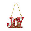 3" Joy Nativity Silhouette Resin Christmas Ornaments - 12 Pc. Image 1