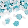 3 lbs. Bulk 193 Pc. Pastel Light Blue Salt Water Taffy Candy Image 1