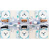 3" Mini Light-Up White Fuzzy Stuffed Snowballs - 12 Pc. Image 3