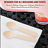 3" Natural Birch Eco-Friendly Disposable Mini Dessert Spoons (275 Spoons) Image 3