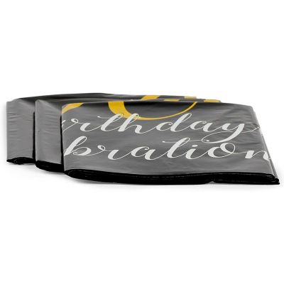 3 Pack 90th Birthday Plastic Tablecloths, Rectangular Table Covers for Party Supplies, 54x108" Image 3