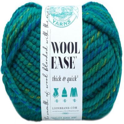(3 Pack) Lion Brand Wool-Ease Thick &amp; Quick Yarn - Bluegrass Image 1