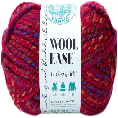 (3 Pack) Lion Brand Wool-Ease Thick &amp; Quick Yarn - Campfire Image 1