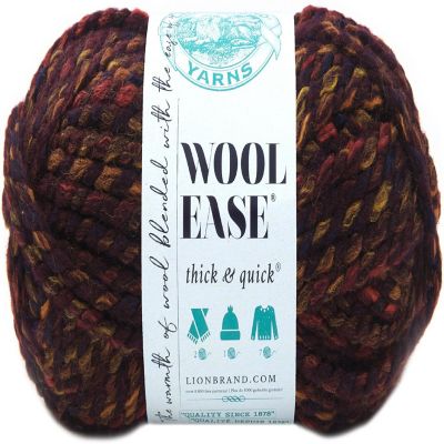 (3 Pack) Lion Brand Wool-Ease Thick &amp; Quick Yarn - Harvest Image 1