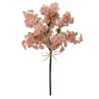 3-Pack: Soft Pink Cherry Blossom Stem Image 1