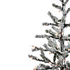 3' Pre-Lit Flocked Alpine Twig Artificial Christmas Tree - Warm White Lights Image 2