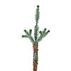 3' Snow Covered Slim Pine Artificial Christmas Tree with Jute Base - Unlit Image 4
