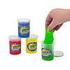 3" Squishy Red, Yellow, Blue and Green Noisy Putty Toy - 12 Pc. Image 1