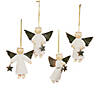 3" Star-Gathering Sparkling Angel Resin Christmas Ornaments - 12 Pc. Image 1