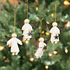 3" Star-Gathering Sparkling Angel Resin Christmas Ornaments - 12 Pc. Image 1