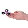 3" Starry Galaxy Bright Purple Plastic Fidget Spinners - 4 Pc. Image 1