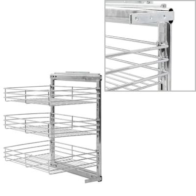 3-Tier Pull-out Kitchen Wire Basket Image 1