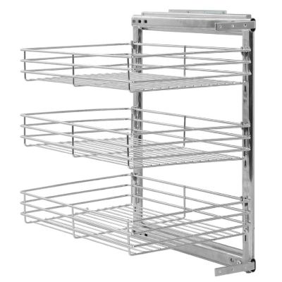 3-Tier Pull-out Kitchen Wire Basket Image 1