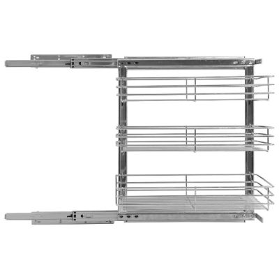 3-Tier Pull-out Kitchen Wire Basket Image 3