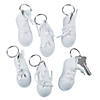 3" x 1 1/2" DIY Design Your Own White Shoe Keychains - 12 Pc. Image 1