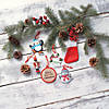 3" x 3 1/2" Write-A-Name Skating Penguin Christmas Ornaments - 12 Pc. Image 2