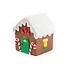 3" x 3 3/4" DIY Ceramic Gingerbread Houses - 12 Pc. Image 1