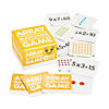 3" x 3" Array Multiplication Cardboard Card Matching Game Image 1