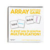 3" x 3" Array Multiplication Cardboard Card Matching Game Image 1