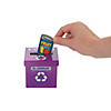 3&quot; x 3&quot; Learn To Recycle Sorting Activity Boxes Set - 54 Pc. Image 1
