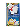 3" x 3" Legend of the Lamb Resin Christmas Ornaments with Card - 12 Pc. Image 1