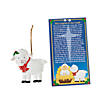 3" x 3" Legend of the Lamb Resin Christmas Ornaments with Card - 12 Pc. Image 1