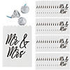 3" x 4 1/4" Bulk 50 Pc. Mini Mr & Mrs Paper Treat Bags Image 1