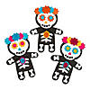 3" x 4 1/4" Day of the Dead Foam Magnet Craft Kit - Makes 12 Image 1