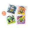 3" x 4" Bulk 48 Pc. Ghoul Gang Sticky Sand Pouches Image 1