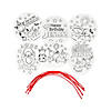 3" x 4" Color Your Own Happy Birthday Jesus Foam Ornaments - 24 Pc. Image 1