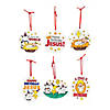 3" x 4" Color Your Own Happy Birthday Jesus Foam Ornaments - 24 Pc. Image 1