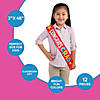 3" x 48" Kids Congrats Grad Red Satin Sashes - 12 Pc. Image 2