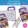 3" x 5 1/2" Mini Halloween Activity Books with Crayons - 12 Pc. Image 2